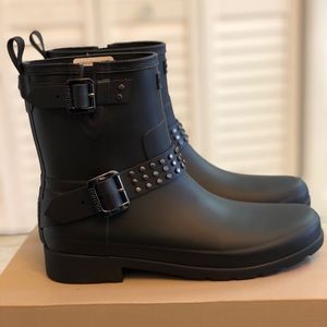 Hunter Moto Rainboots
